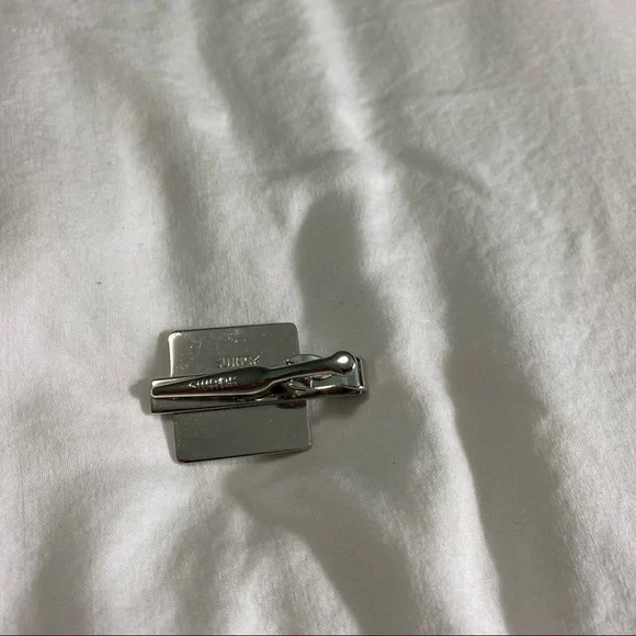 Swank Pink Horse Mid Century Cuff Links & Tie Clip Set - Picture 4 of 8